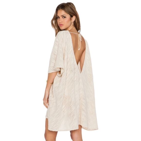 Mara Hoffman Woven Poncho in Loom Weaving Open Knit Cover Up OS - Picture 7 of 9